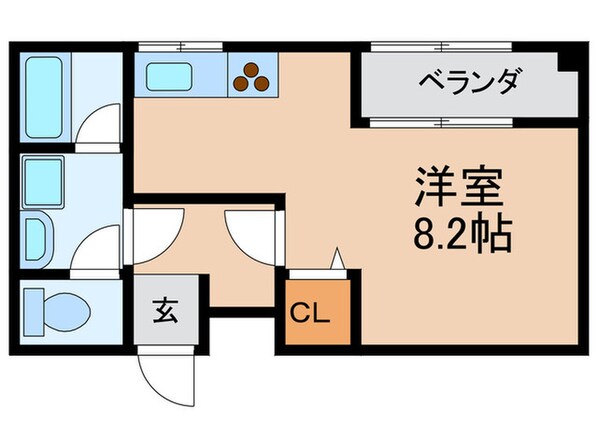 ユタカハイツの物件間取画像